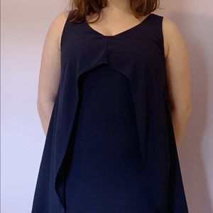 Blue Cape Dress